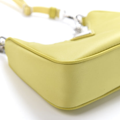 Prada Tessuto Nylon Saffiano Mini Re-Edition 2000 Shoulder Bag Ananas 5 of 9