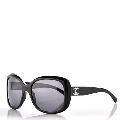 Chanel Polarized CC Sunglasses 5183 Black 1 of 8