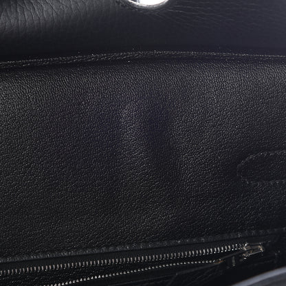 Hermes Taurillon Clemence Birkin 30 Black 18 of 42