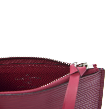 Louis Vuitton Epi Trio Card Case Wallet Rose Ballerine Rouge Fuchsia 10 of 10