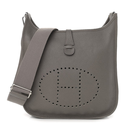 Hermes Taurillon Clemence Evelyne III PM Etain 1 of 13