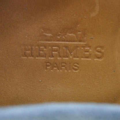 Hermes Suede Amico Loafers 40 Bleu Thalassa 5 of 6