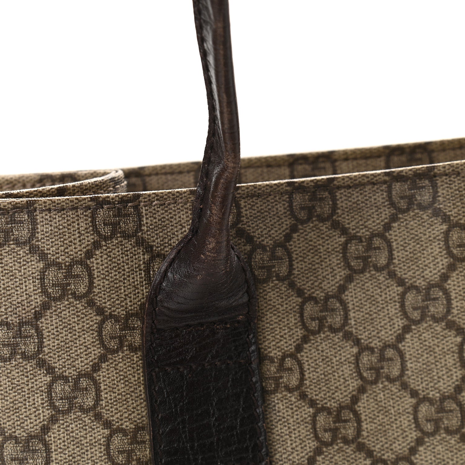 Gucci GG Plus Monogram Small Vertical Tote Dark Brown 13 of 13