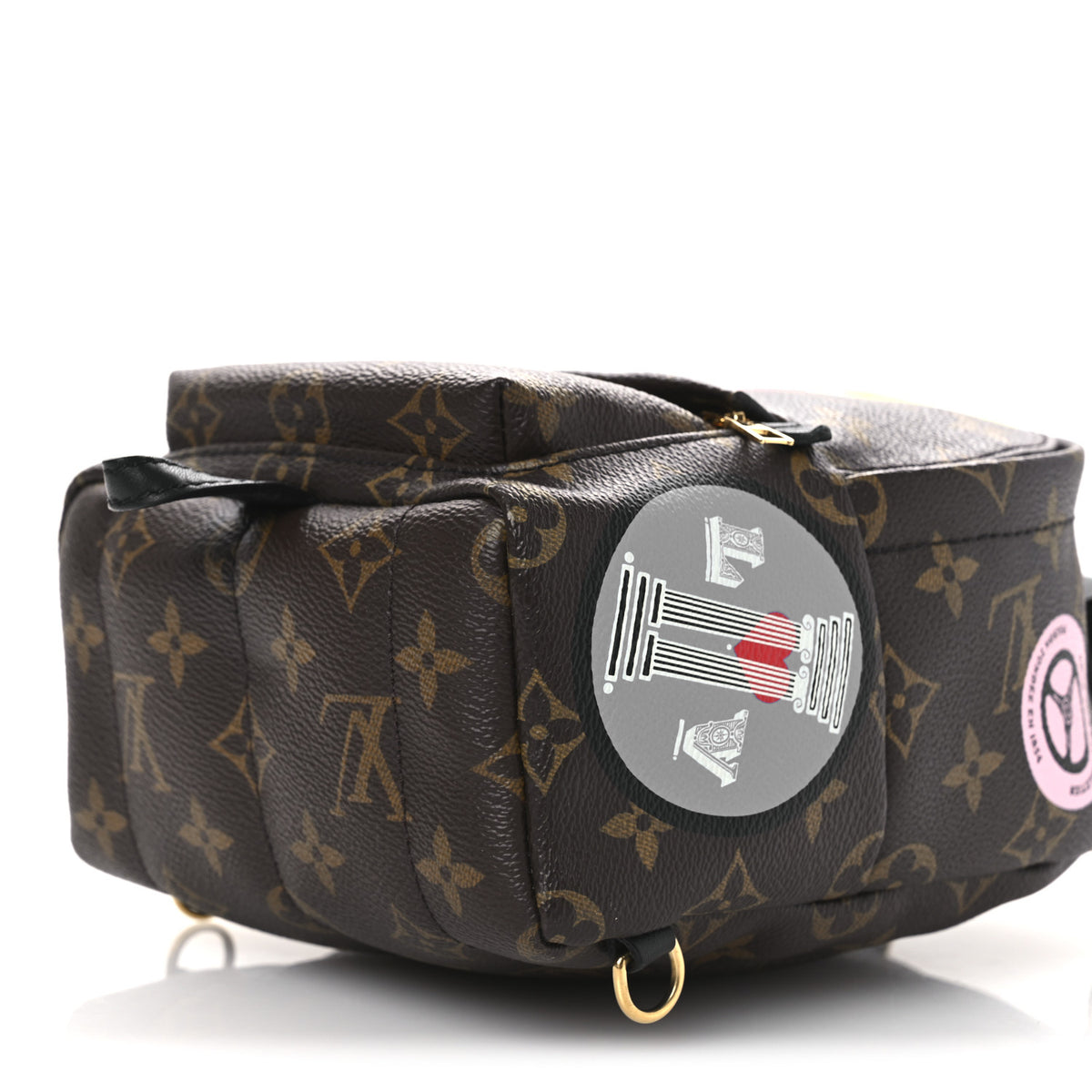 LOUIS VUITTON Monogram World Tour Palm Springs Mini Backpack / Shoulder Bag Monogram My World Tour Mini Palm Springs Backpack – Luv Luxe  main image 4