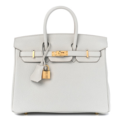 Hermes Togo Birkin 25 Gris Perle 1 of 10