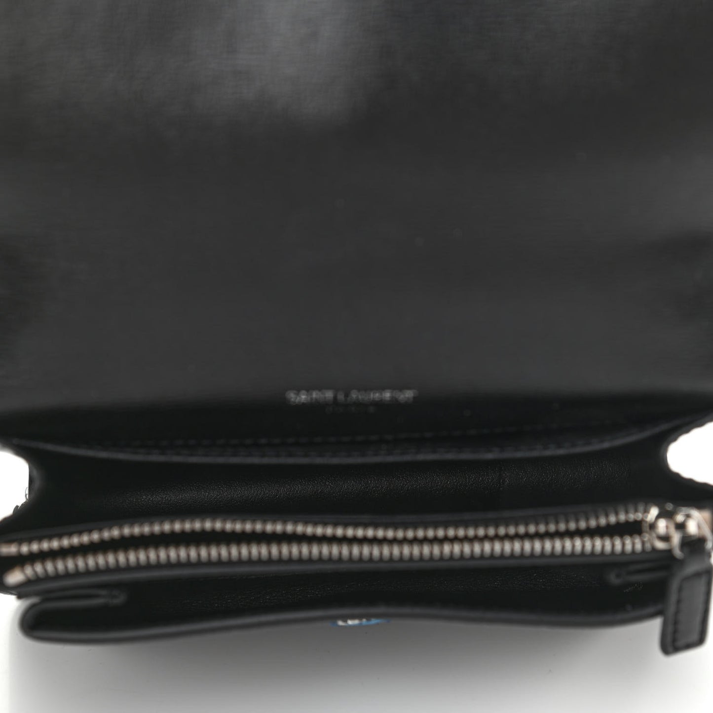 Calfskin Monogram Sunset Chain Wallet Black