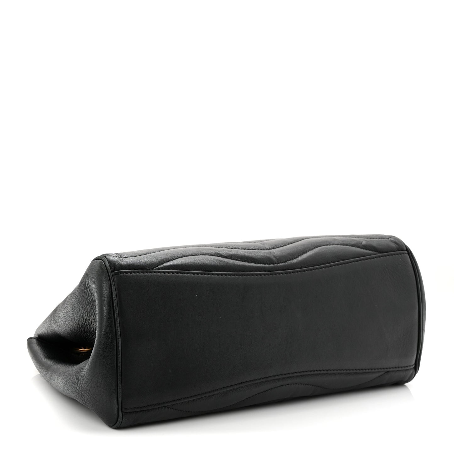 Calfskin New Wave Chain Tote Black
