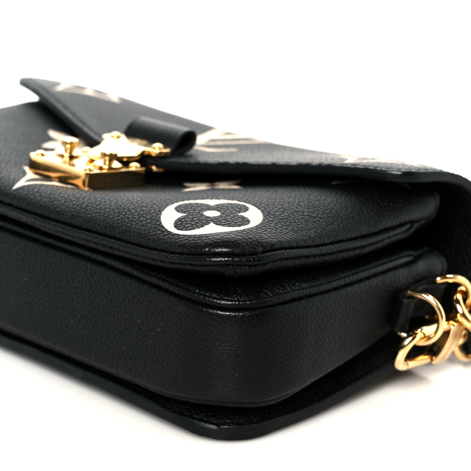Louis Vuitton Empreinte Monogram Giant Pochette Metis East West Black Beige 9 of 10