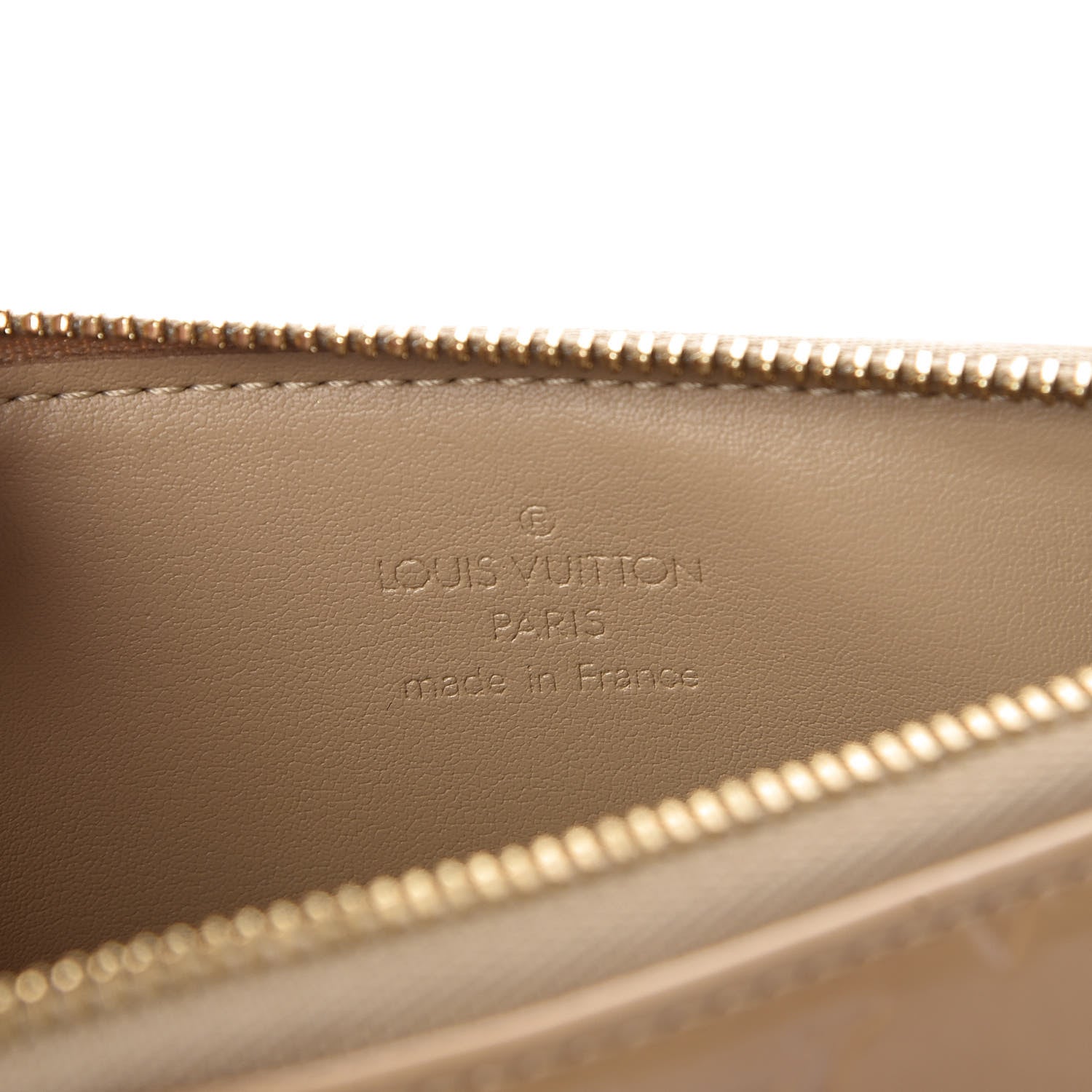 Louis Vuitton Vernis Lexington Pochette Beige 8 of 8