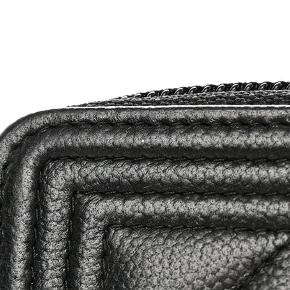 Chanel Caviar Quilted Small Boy Zip Around Wallet So Black 11 of 14