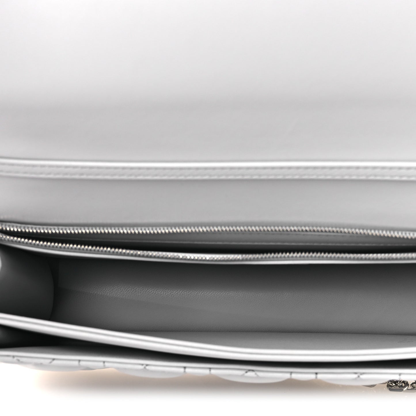 Lambskin Cannage My Dior Top Handle Bag Cloud Blue