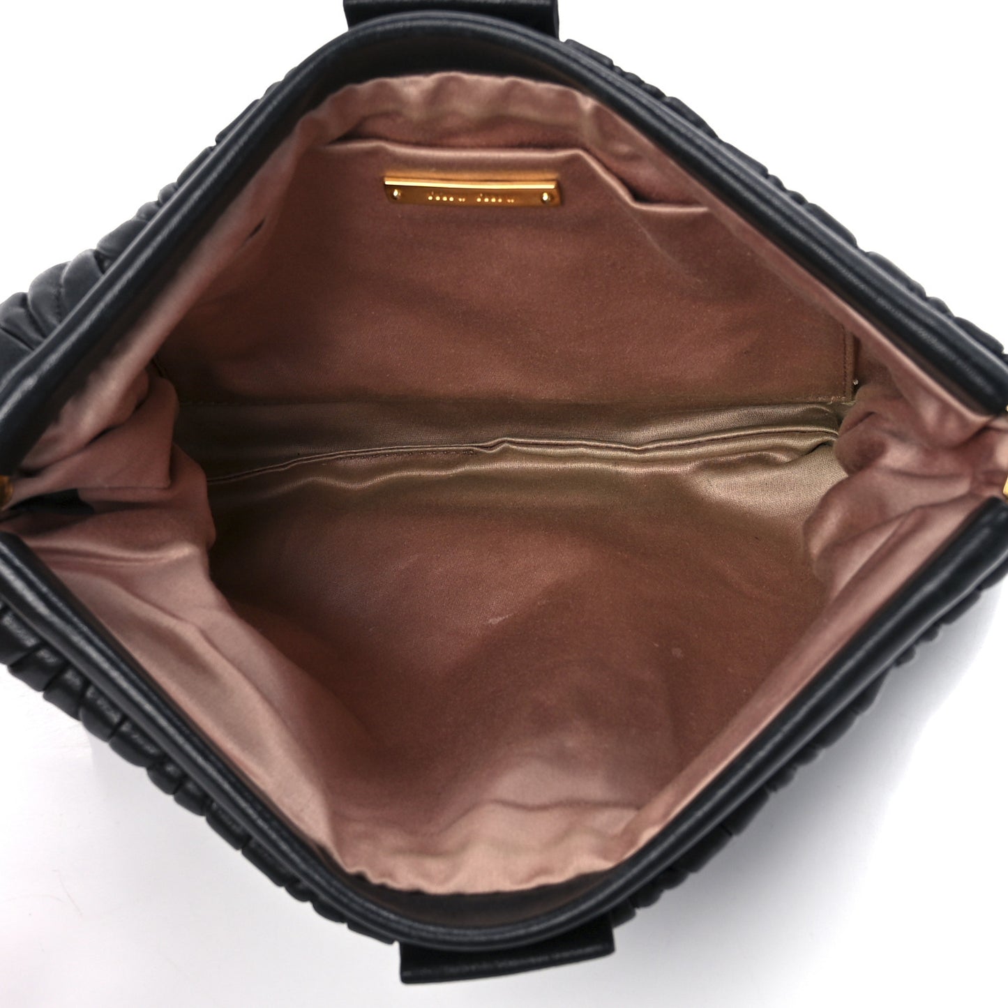 Nappa Matelasse Clutch Black