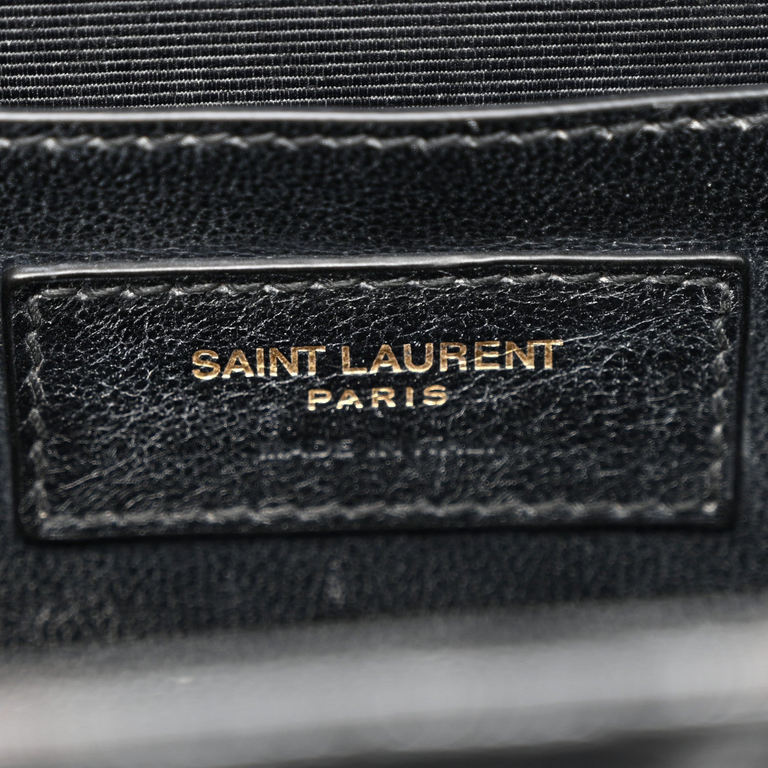 Saint Laurent Grain De Poudre Textured Mixed Matelasse Triquilt Medium Monogram Satchel Black 6 of 11