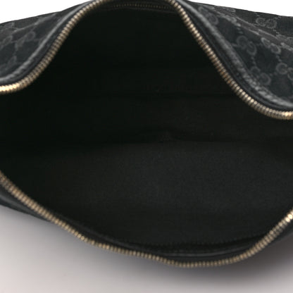 Gucci Monogram Half Moon Bamboo Ring Hobo Black 4 of 8