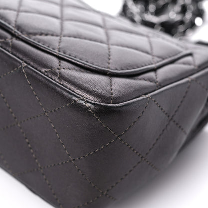 Chanel Metallic Lambskin Quilted Mini Square Flap Brown 11 of 13