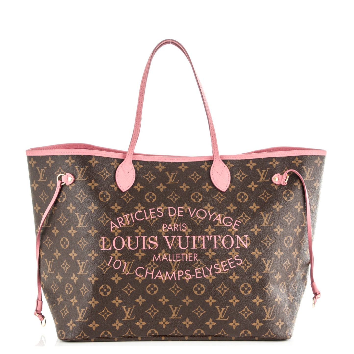 Monogram Articles de Voyage Ikat Neverfull GM Rose Velours