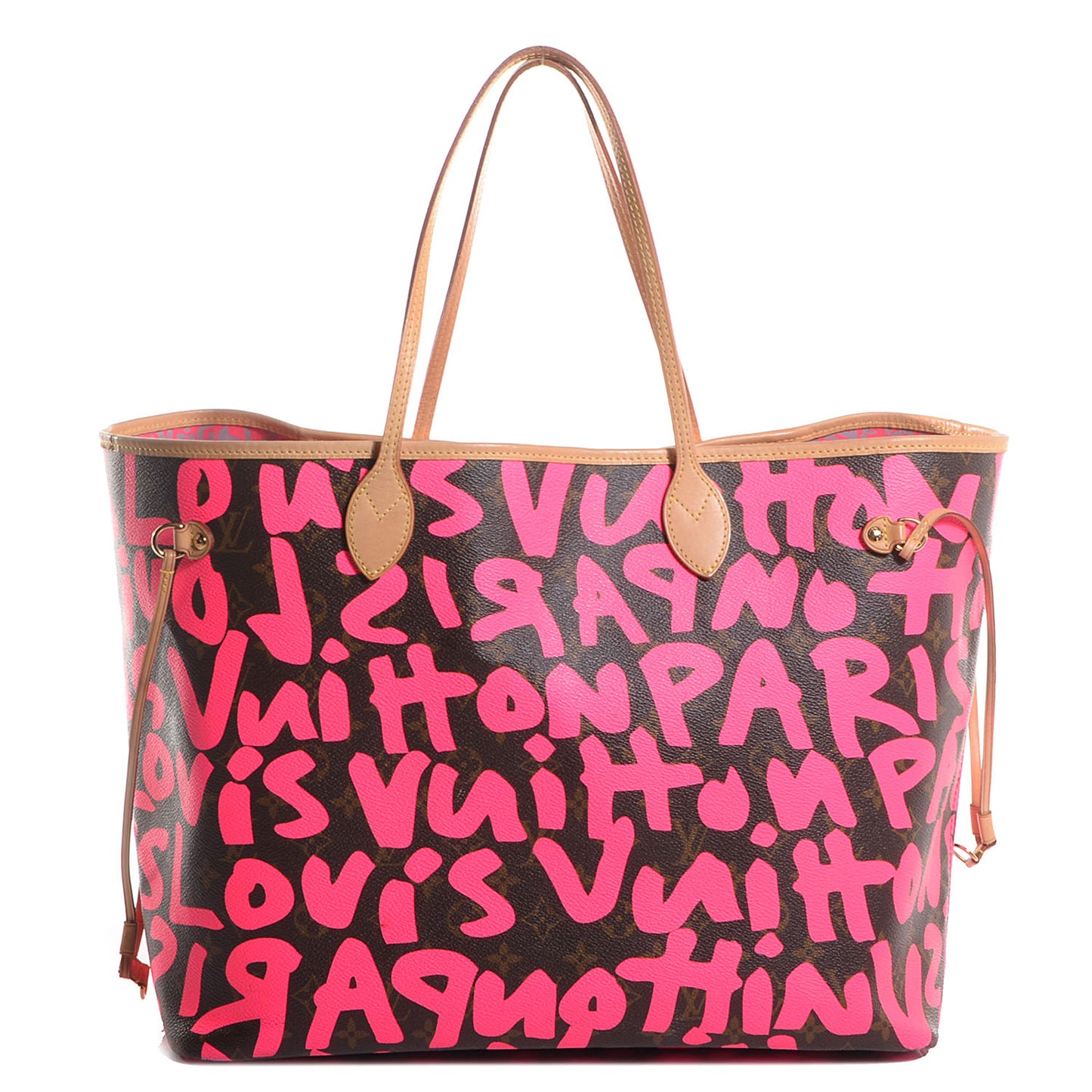 Monogram Graffiti Neverfull GM Fuchsia