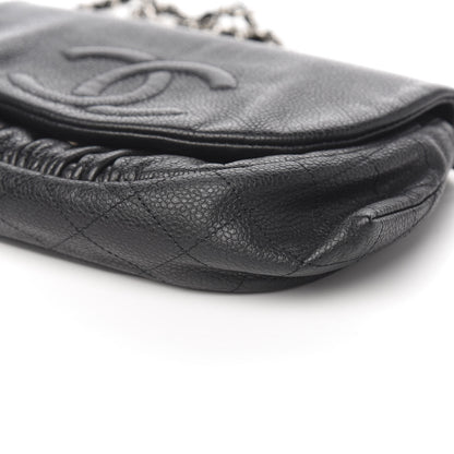 Chanel Caviar Half Moon Wallet On Chain WOC Black 8 of 9