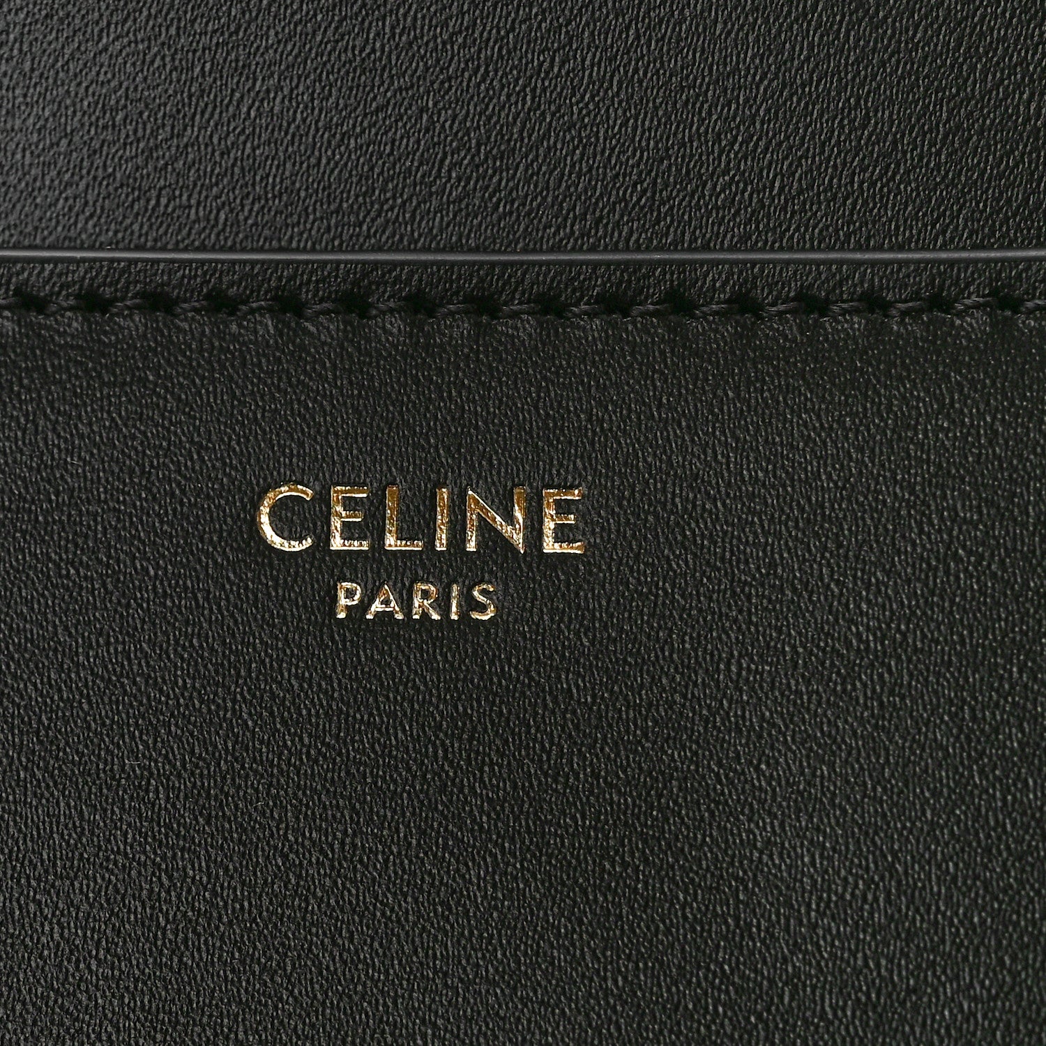 Celine Satinated Calfskin Small 16 Top Handle Bag Black 6 of 10