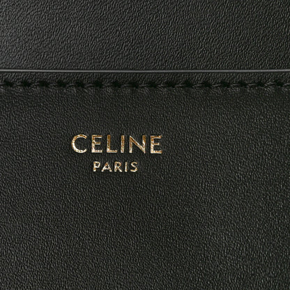 Celine Satinated Calfskin Small 16 Top Handle Bag Black 6 of 10