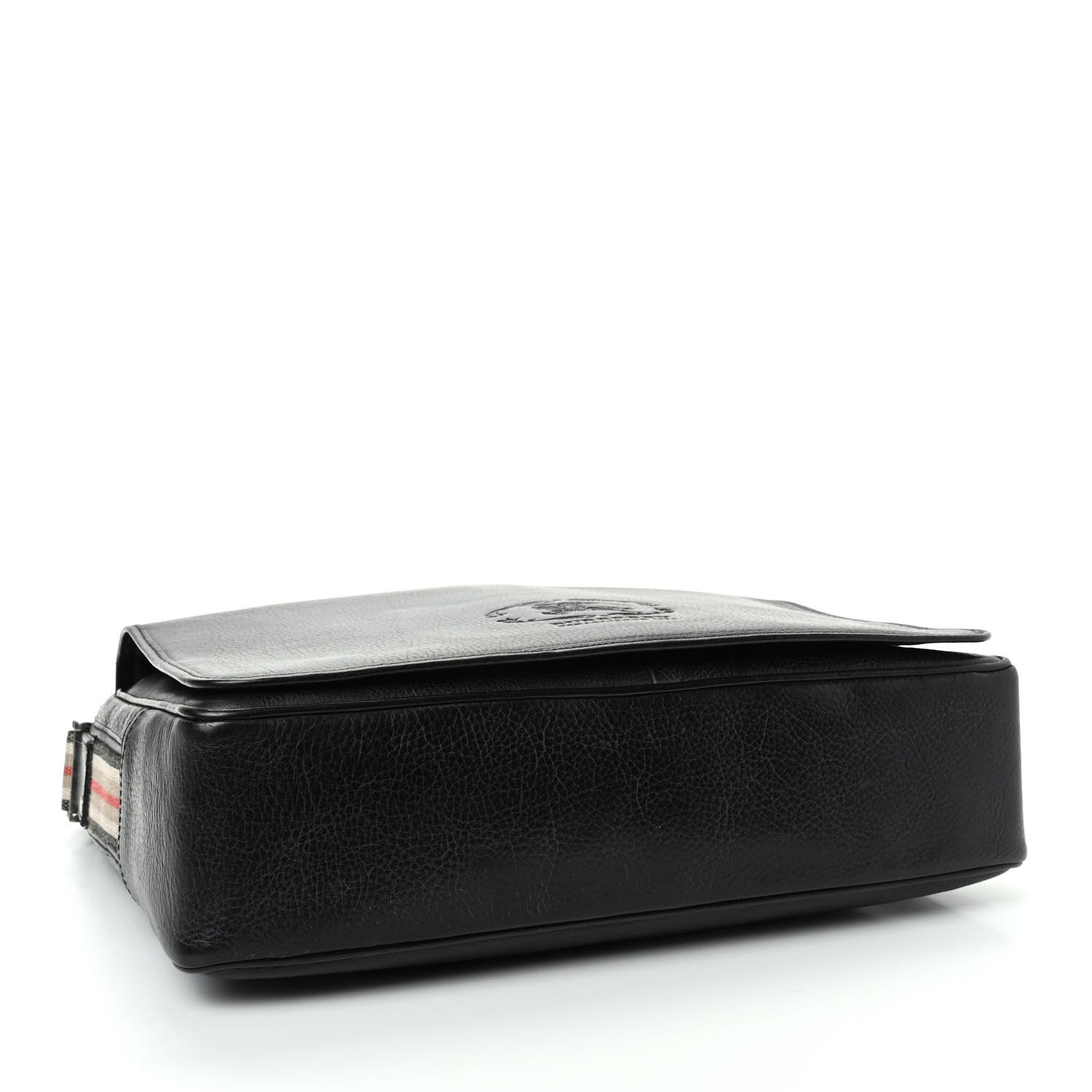 Burberry Grainy Calfskin Messenger Bag Black 4 of 10