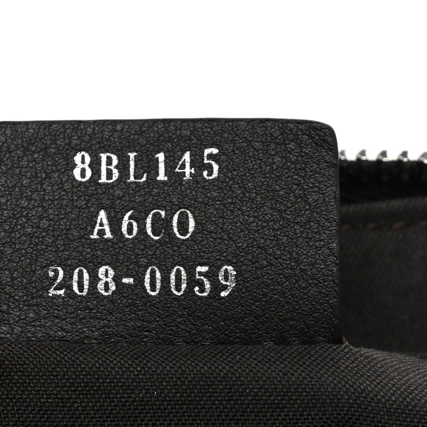 Vitello Dolce Bi-Color FF 1974 Embossed Mini By The Way Boston Bag Black Maya