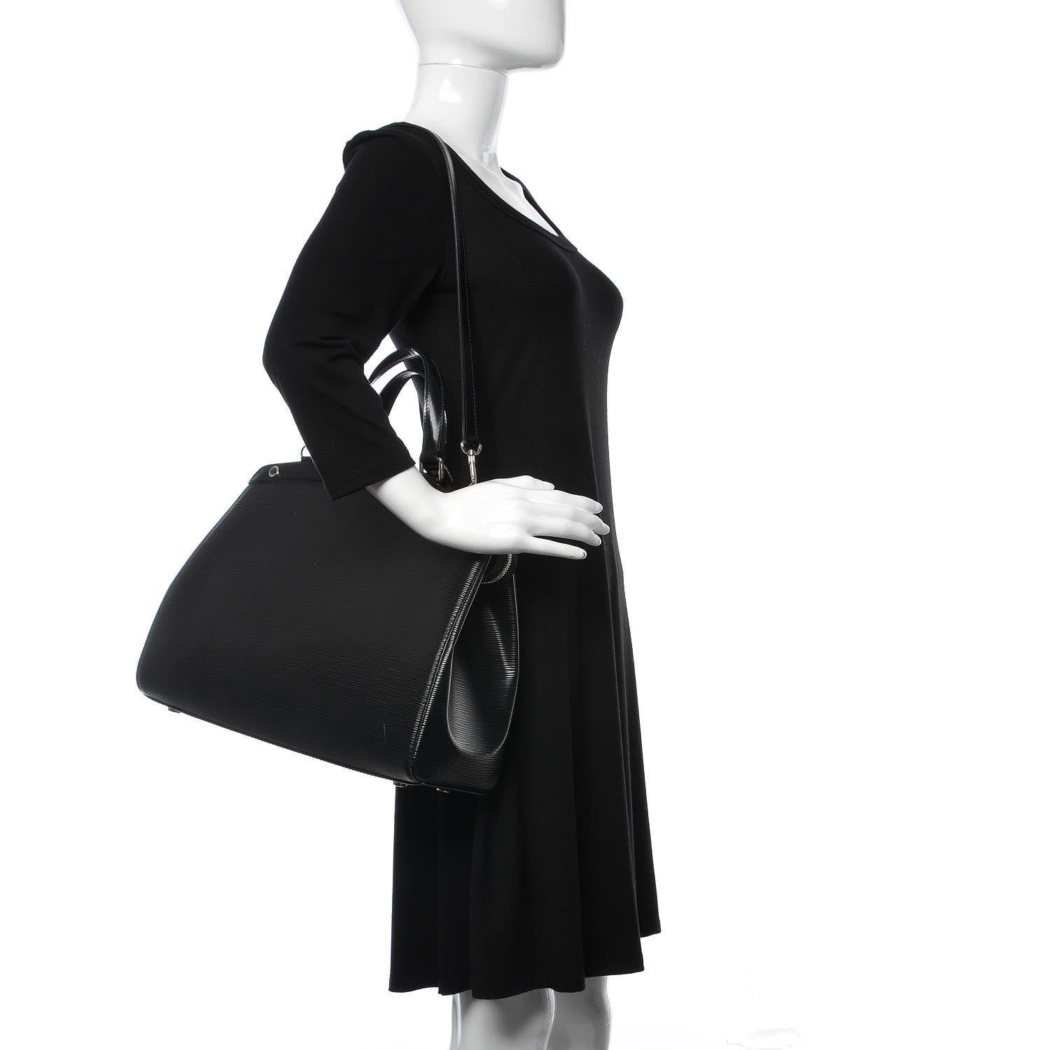 Louis Vuitton Epi Brea GM Black 2 of 10