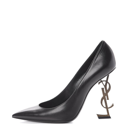 Saint Laurent Calfskin Opyum 110 Pumps 41 Black 1 of 7