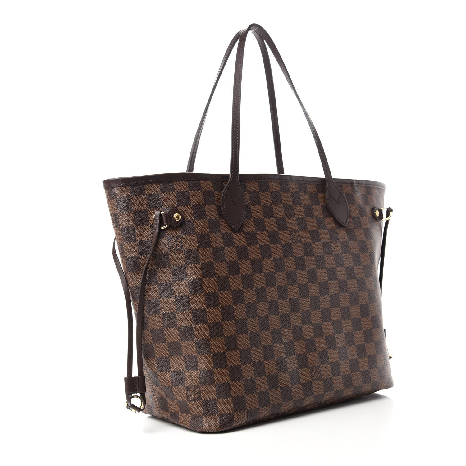 Louis Vuitton Damier Ebene Neo Neverfull MM Rose Ballerine 3 of 11