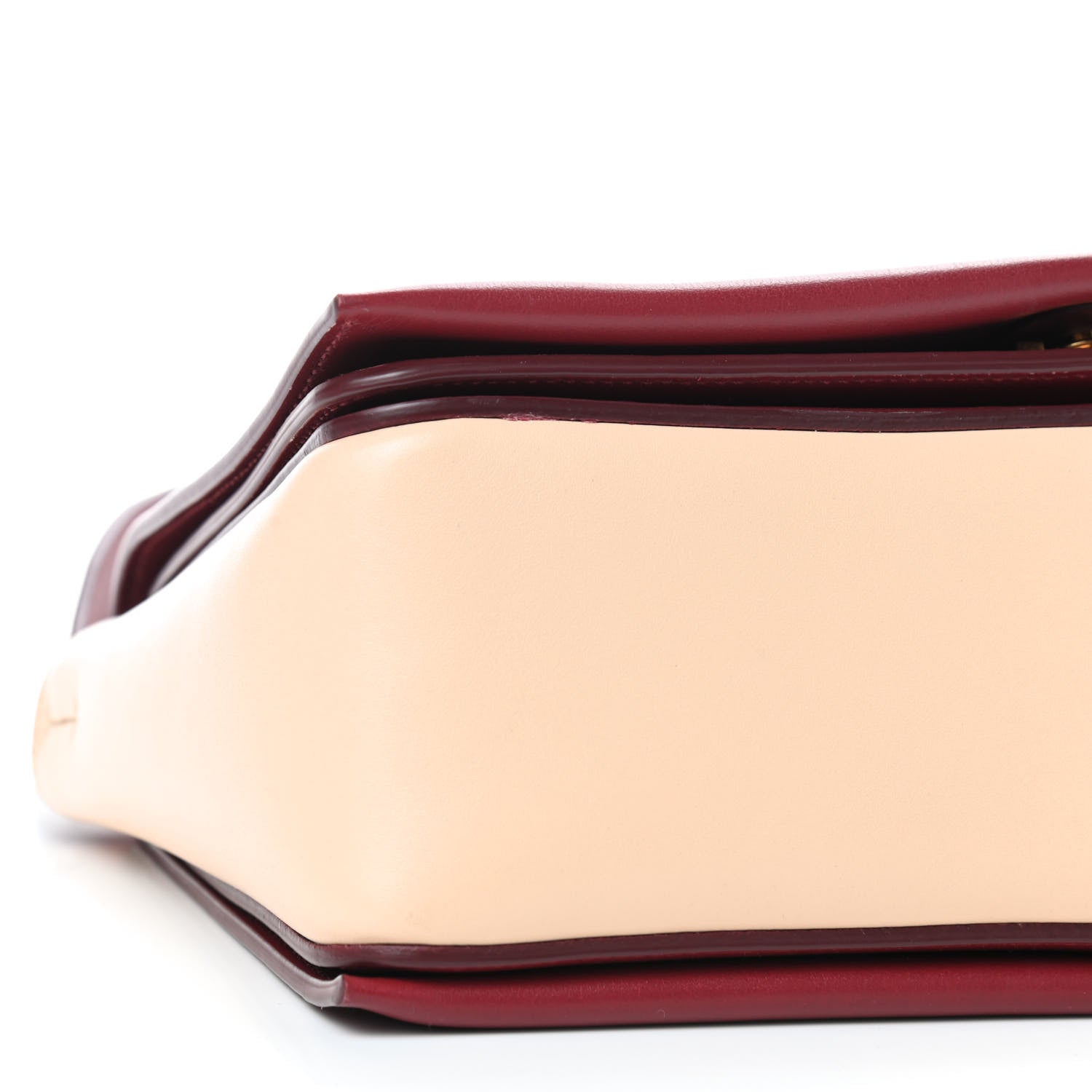 Celine Shiny Smooth Calfskin Medium Frame Shoulder Bag Ruby Nude 6 of 11