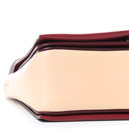 Celine Shiny Smooth Calfskin Medium Frame Shoulder Bag Ruby Nude 6 of 11