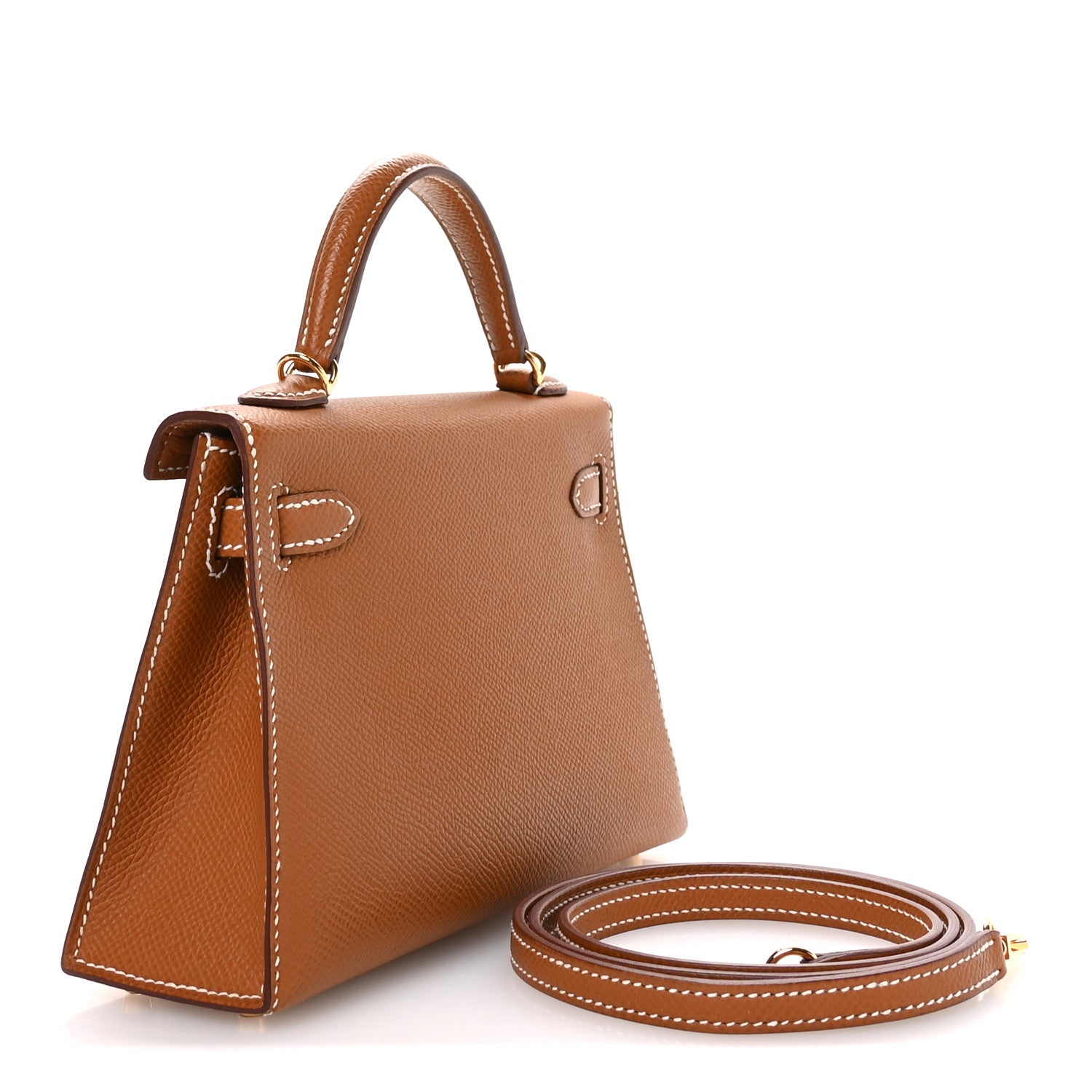 Hermes Epsom Mini Kelly Sellier 20 Gold 3 of 11