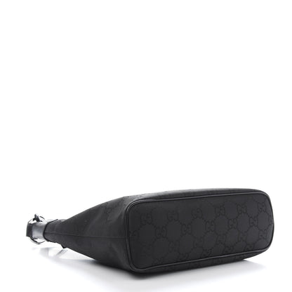 Gucci Nylon Monogram Small Hobo Black 4 of 11