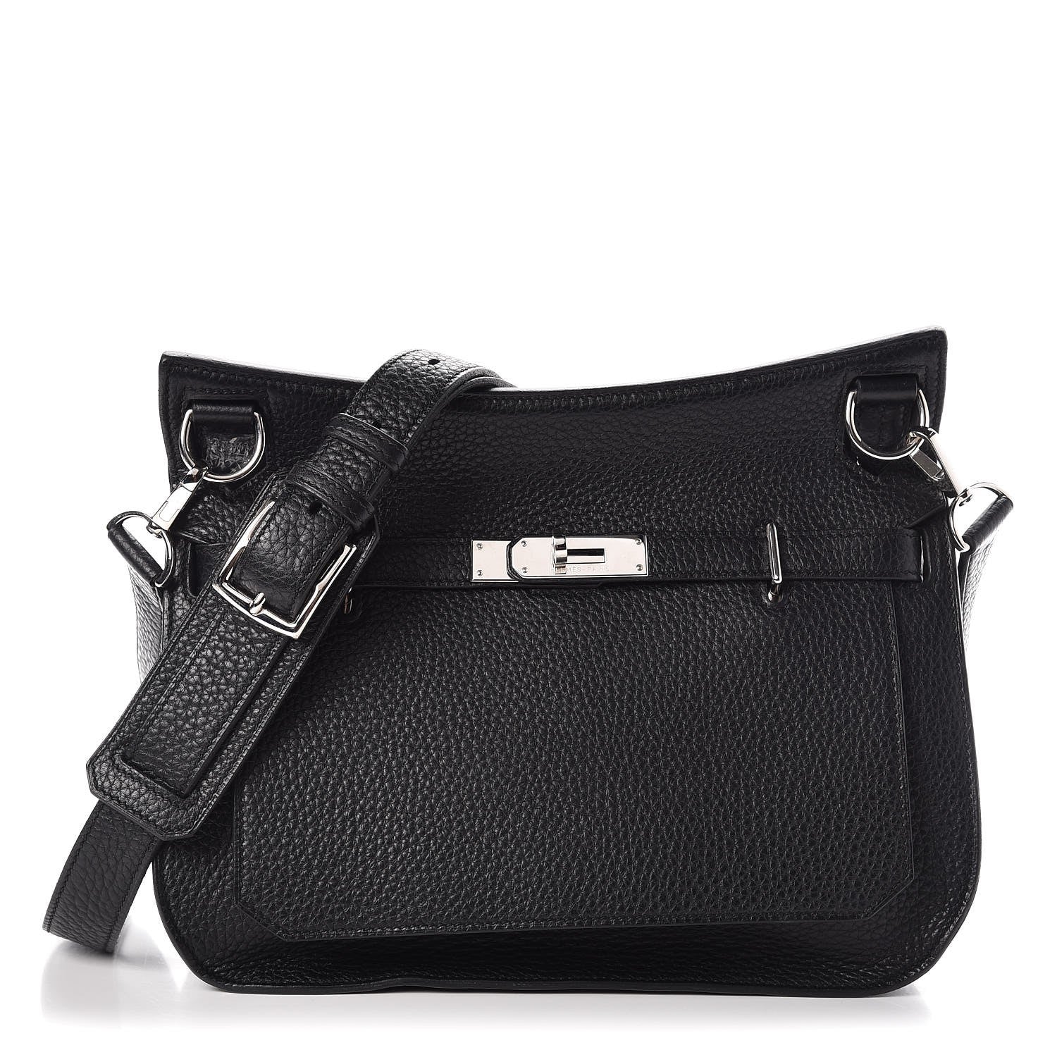 Hermes Taurillon Clemence Jypsiere 28 Black 1 of 8