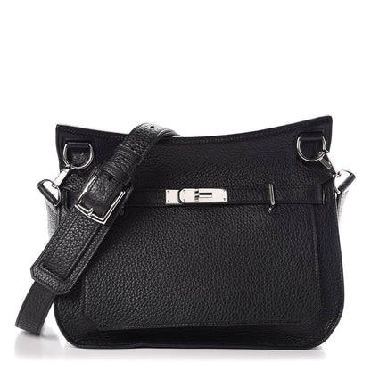 Hermes Taurillon Clemence Jypsiere 28 Black 1 of 8