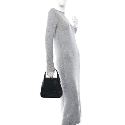 Salvatore Ferragamo Calfskin Cut Out Top Handle Black 2 of 11