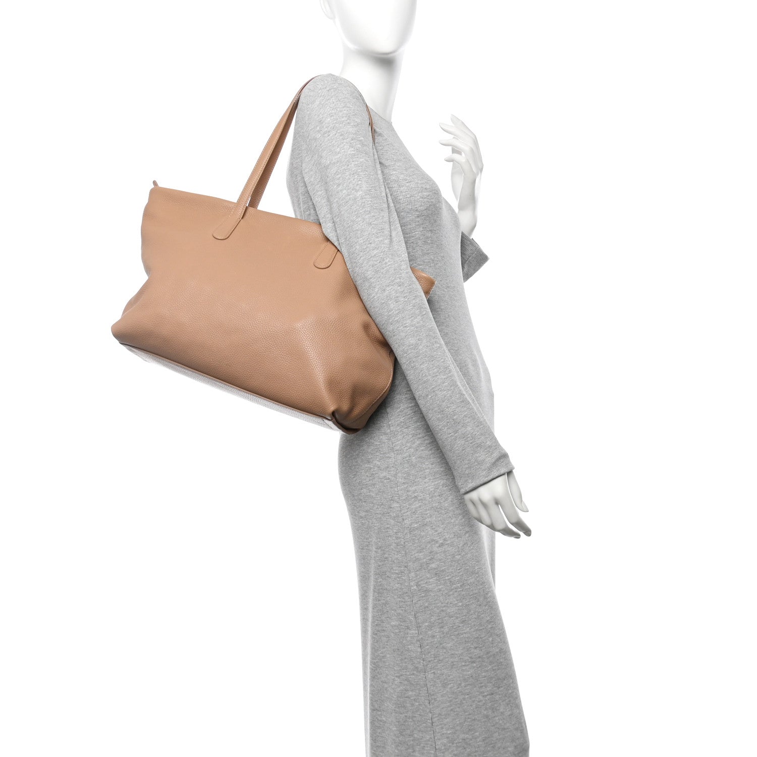 Mansur Gavriel Pebbled Calfskin Everyday Zip Tote Nocci 2 of 9