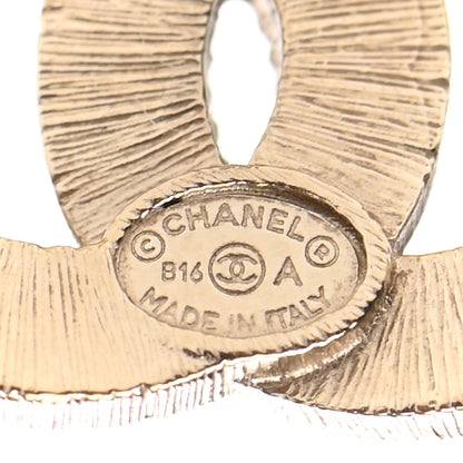 Chanel Pearl CC Earrings Gold 4 of 4