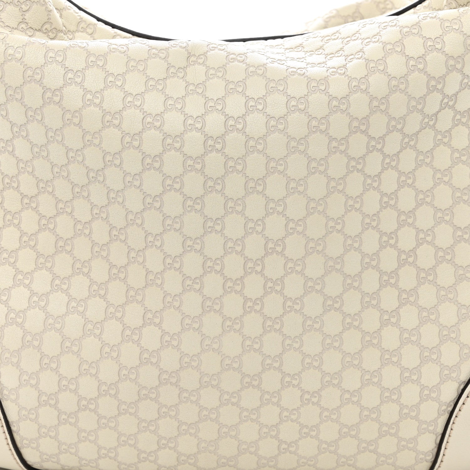 Gucci Guccissima Medium Nice Hobo Off White 7 of 13