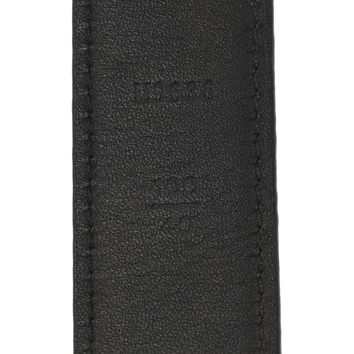 Damier Graphite Calfskin Belt 100 40 Black
