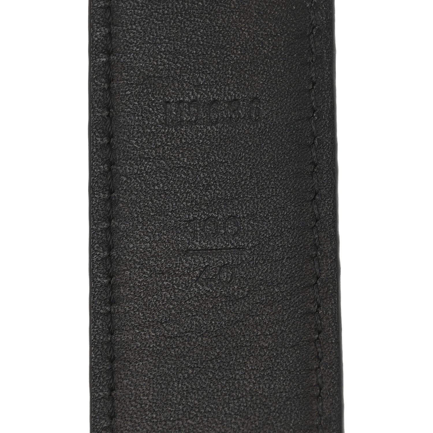 Louis Vuitton Damier Graphite Calfskin Belt 100 40 Black 6 of 10