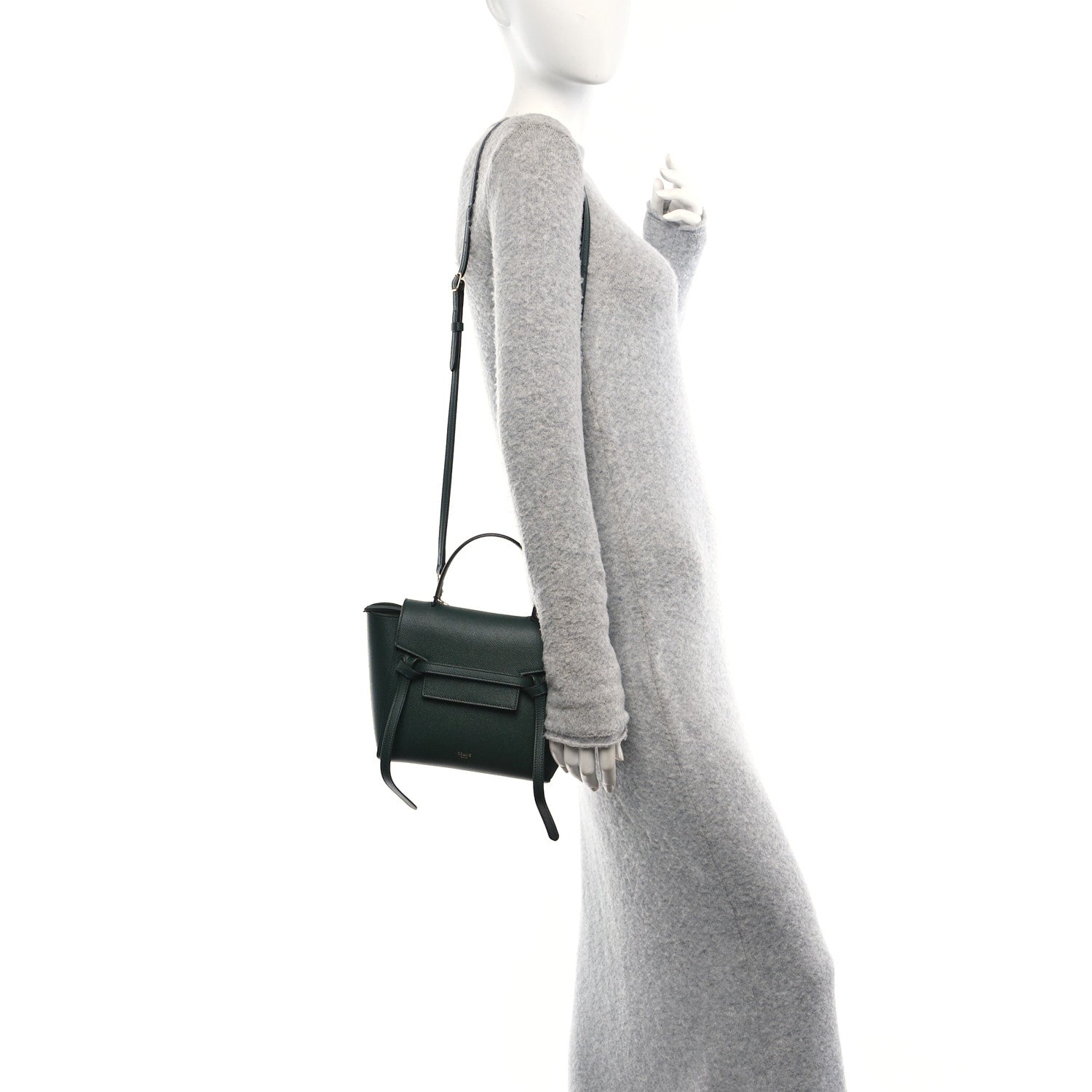 Celine Grained Calfskin Nano Belt Bag Amazone 2 of 12