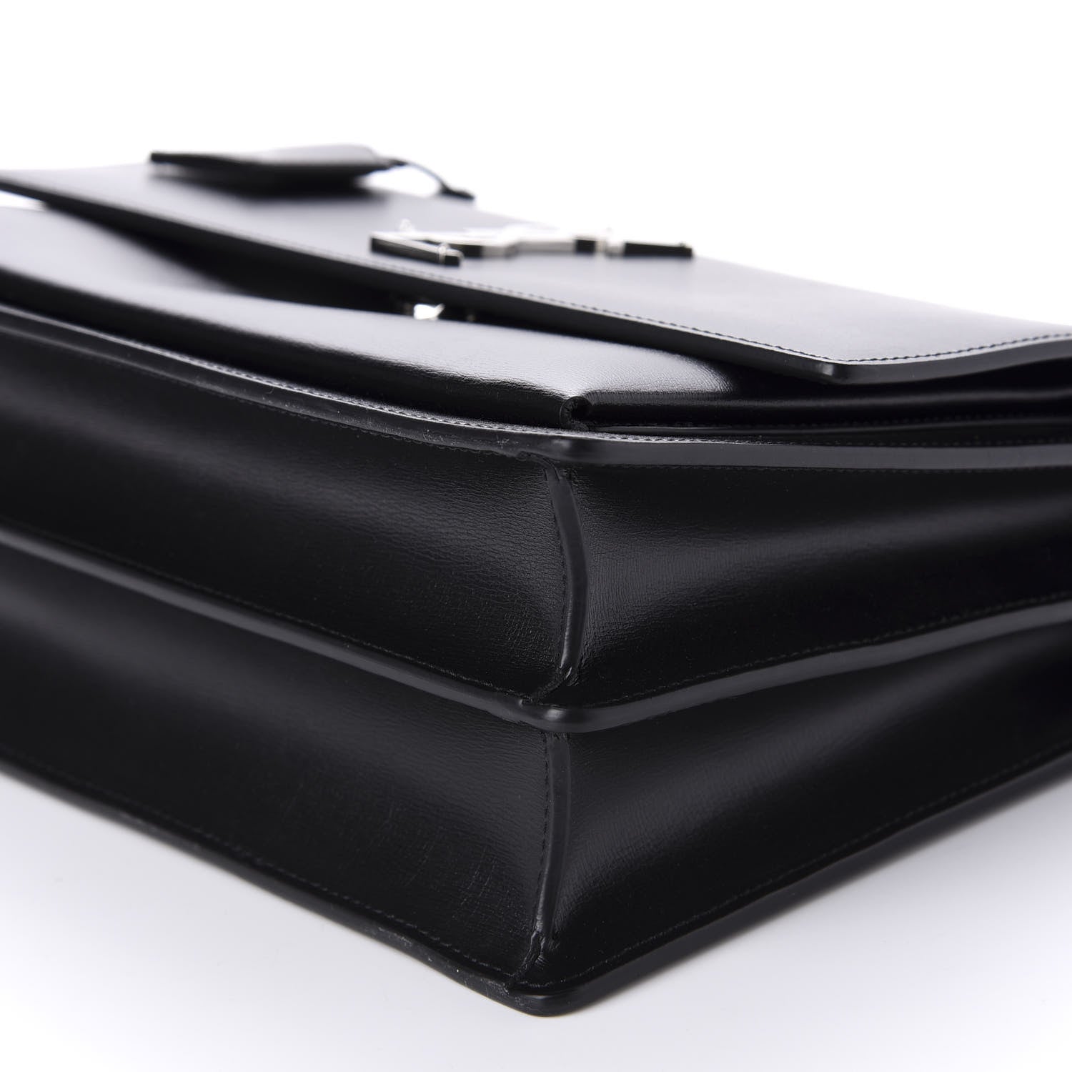 Saint Laurent Calfskin Medium Monogram Sunset Black 7 of 10
