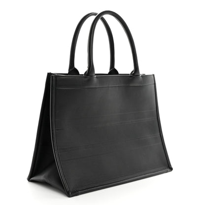 Christian Dior Calfskin Embossed Medium Book Tote Black 3 of 10