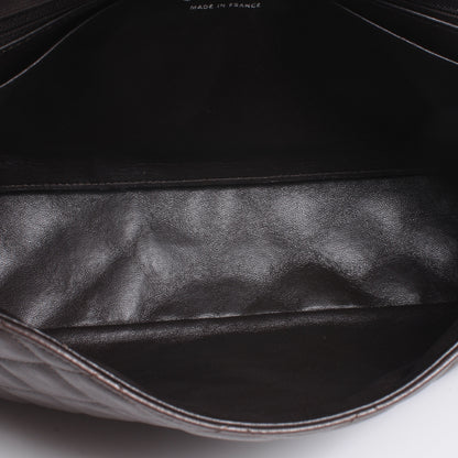 Chanel Lambskin Hybrid Reissue Jumbo Flap Dark Brown 5 of 8