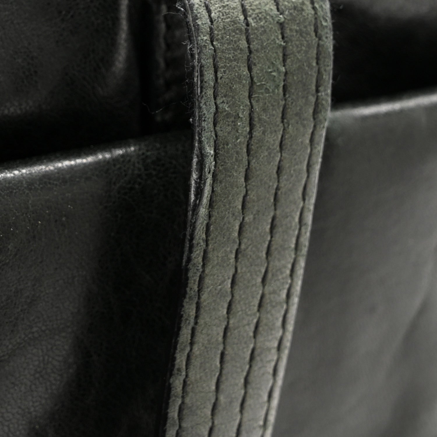 Fendi Goatskin Zip It Satchel Black 12 of 13