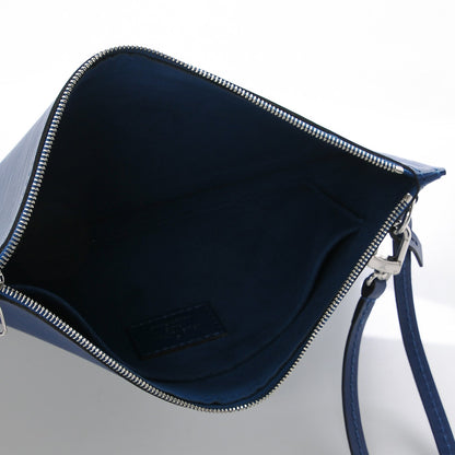 Louis Vuitton Epi Neverfull Pochette MM GM Cyan 5 of 7
