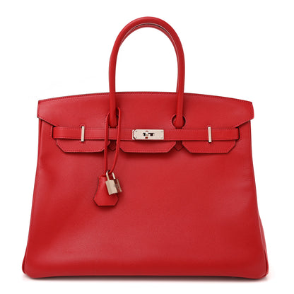 Hermes Epsom Birkin 35 Rouge Casaque 1 of 12