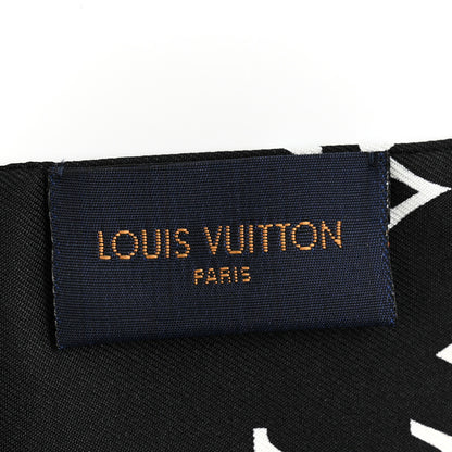 Louis Vuitton Silk Monogram Confidential Bandeau Black 3 of 3