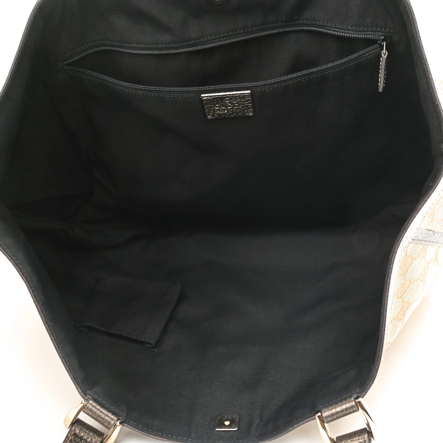 Monogram Large Abbey Tote Gunmetal